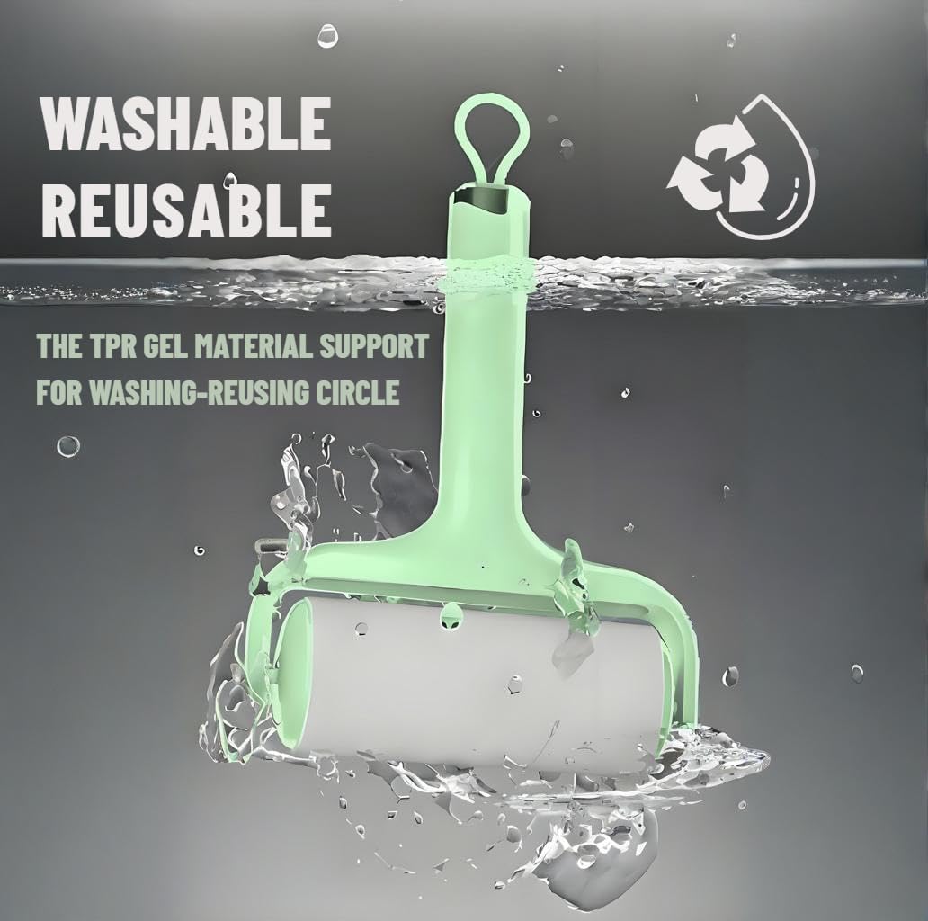 Reusable and Washable Lint Roller,Sticky Pet Hair and Dust Remover 3 Pack,3.9 Inch Lint Roller for Clothes, Couch and Carseats