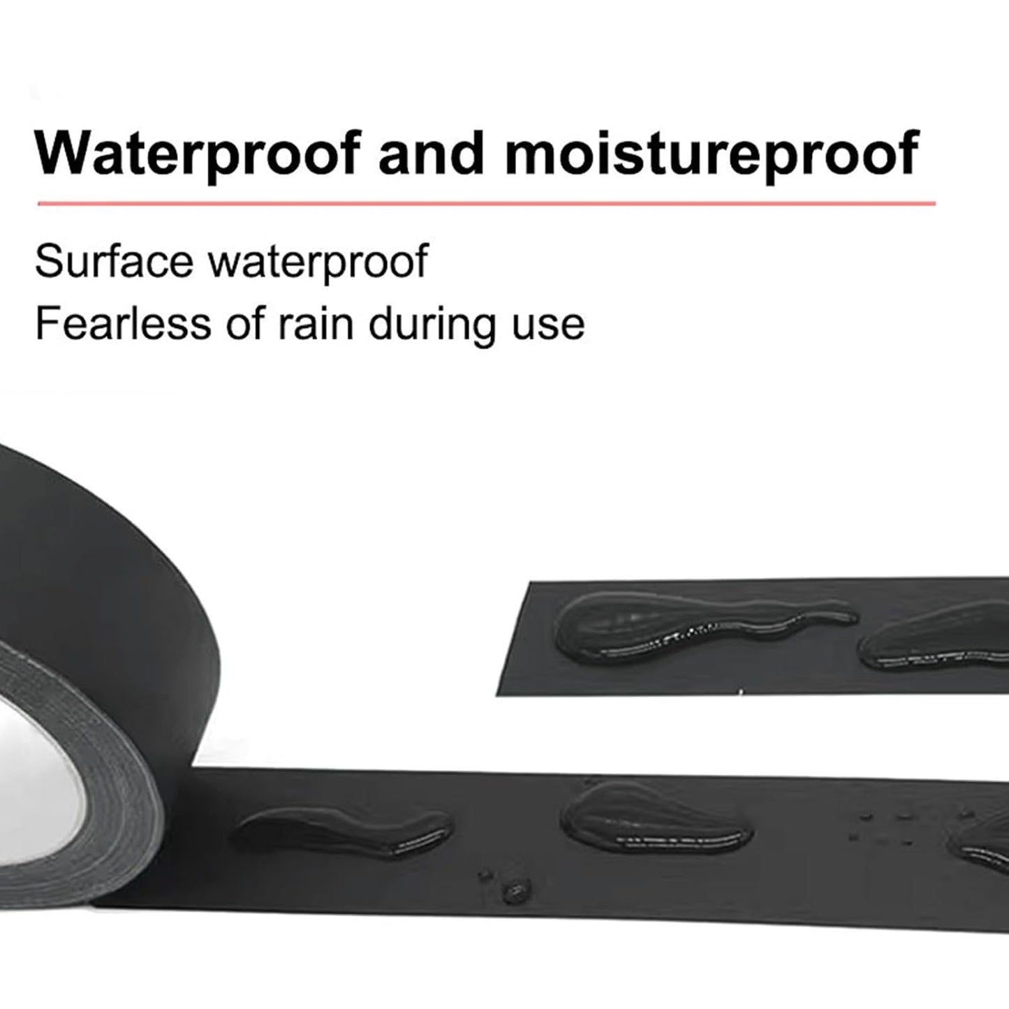 WELSTIK Non-Reflective Black Gaffers Tape 2 inch - 4 Pack Black Gaff Tape -2 in x 30 Yards – Matte Surface, Easy Tear, Temporary Fixation, No Residue, Water Resistant