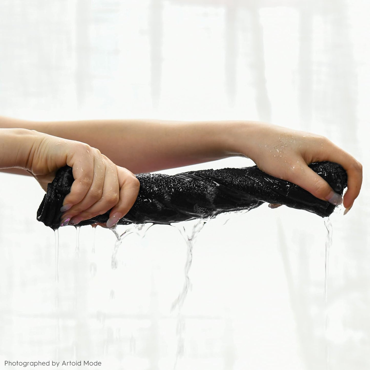 Artoid Mode Checkered Designed Cotton Black Terry Kitchen Dish Towels, 15x25 Inch Soft Absorbent Quick Drying Family Cleaning Tea Towels Set of 4