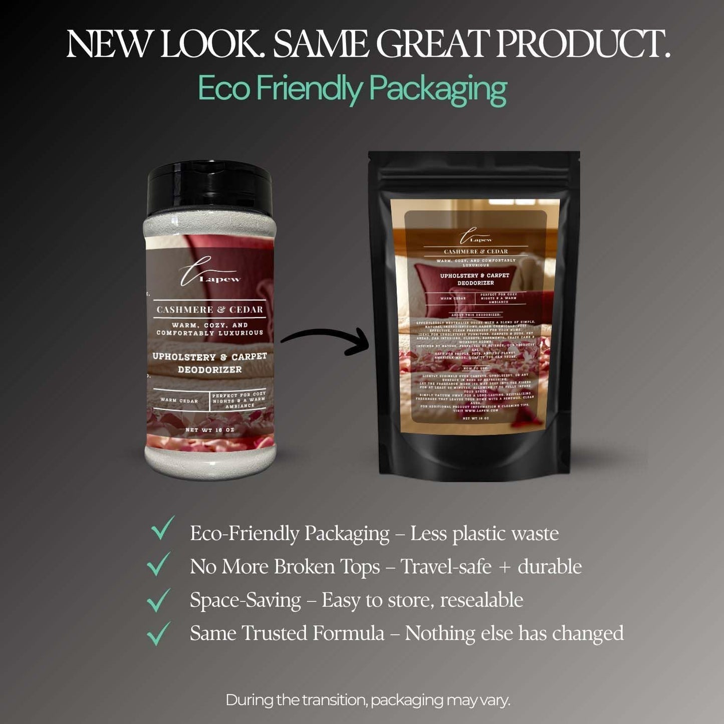 Cashmere Cedar Carpet Freshener Powder: Powerful Odor Eliminator for Home, Upholstery Deodorizer, Carpet Deodorizer, Pet Urine, Cat Litter Box - Cashmere Cedar Fragrance.