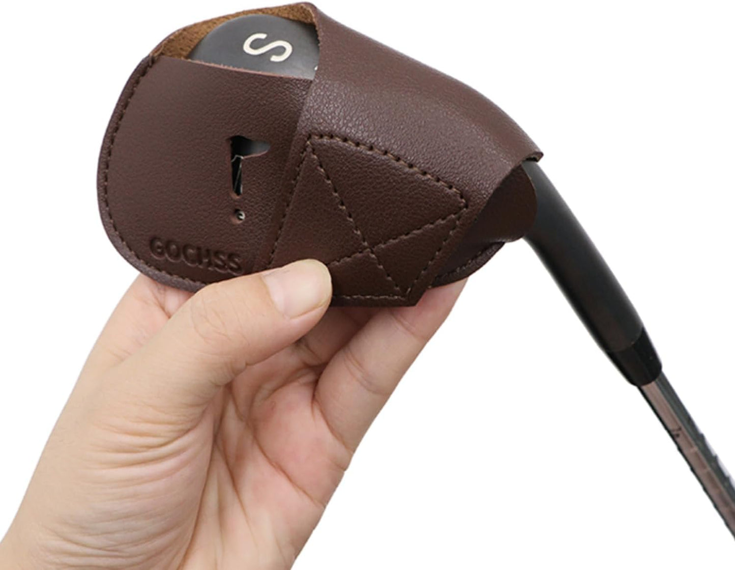 I Golf Iron Headcovers 10pcs PU Fit Both Right-Handed Clubs Golf Club Protector for Titleist Callaway Ping Taylormade Fit More Brands Golf Iron.