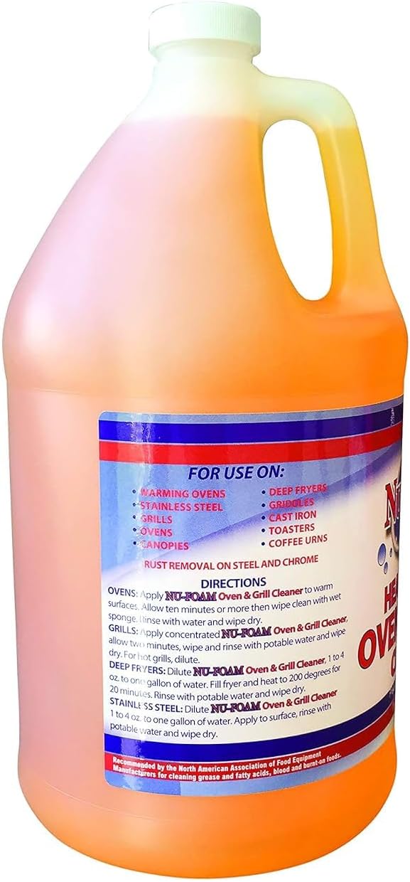 Nu-Foam Glissen Chemical Heavy Duty Oven & Grill Cleaner, 1-Gallon, 2 pack