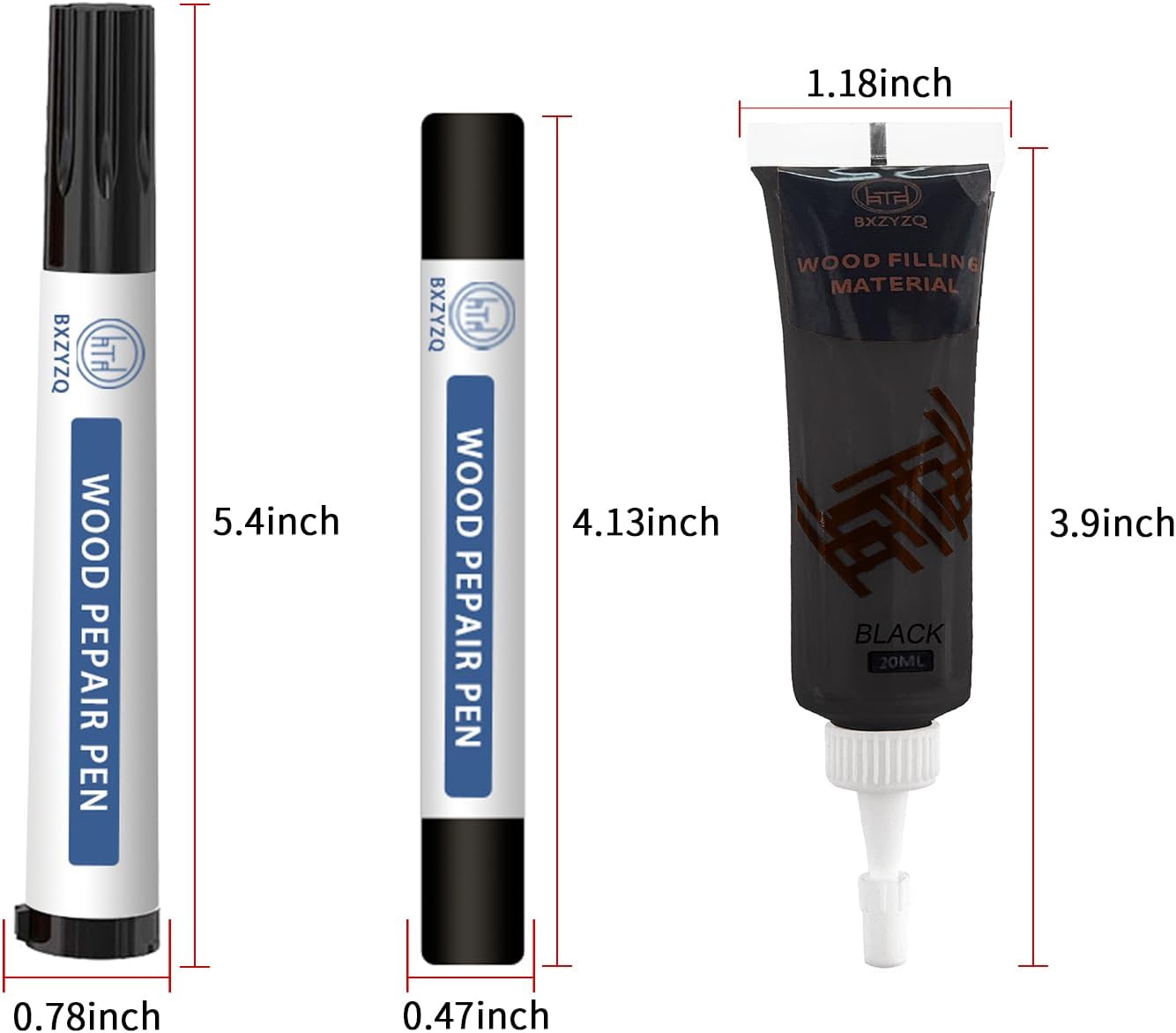 Multi-Color Wood Filler Kit | Professional Repair for Furniture & Flooring | Non-Toxic Fast-Drying Putty (Tools Included)