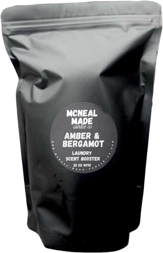 Luxury Laundry Scent Booster Perfume Fragrance Scented Amber & Bergamot (32 oz)