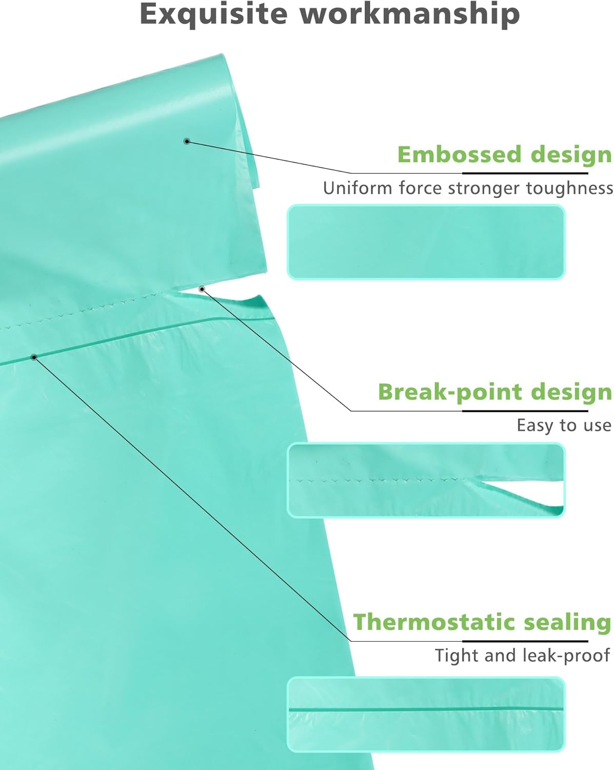 Compost Bags 3 Gallon 125 Packs,AYOTEE Compostable Trash Bags 3 Gallon, Small Biodegradable Trash Bags