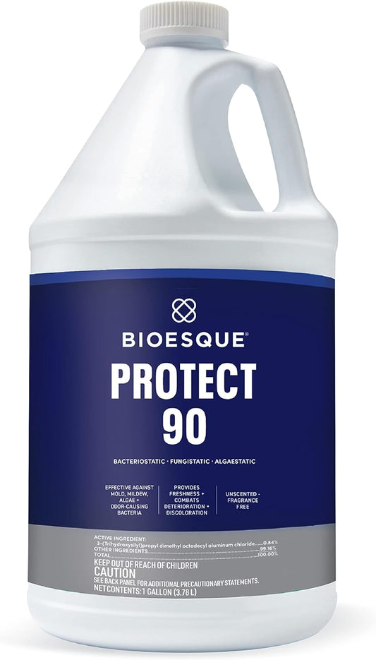 Bioesque Protect 90, Heavy Duty Bacteriostatic, Fungistatic, Algaestatic Formula, Effective Against Mold, Mildew, Algae, & Odor Causing Bacteria, 1 Gallon (Pack of 1)