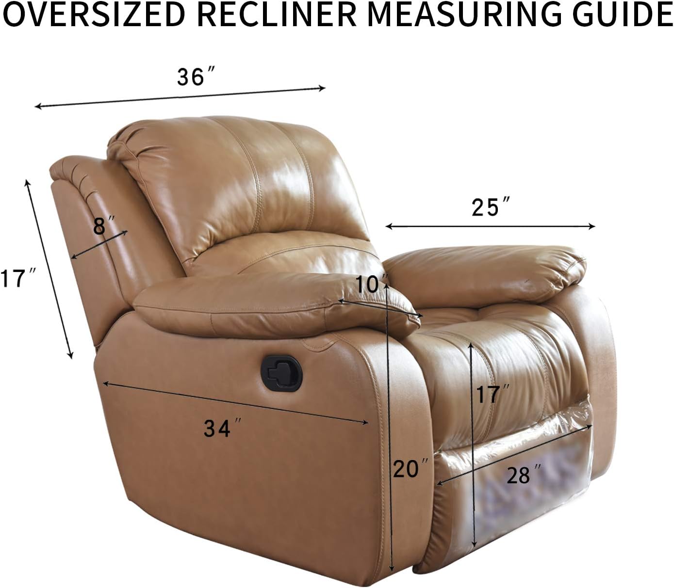 PureFit Reversible Quilted Sofa Cover, Water Resistant Slipcover Furniture Protector, Washable Couch Cover with Non Slip and Elastic Straps for Kids, Dogs (Oversized Recliner, Light Gray/Ivory)