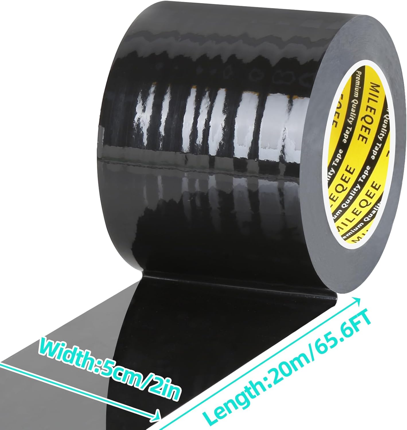 Window Weather Stripping Door Seal Tape Black, 2in x 66FT, Automotive Weatherstrip Adhesive Seal Strip for Car Auto Trunk, Weatherproof Gap Sealing Sealer Draft Blocker, Residue Free