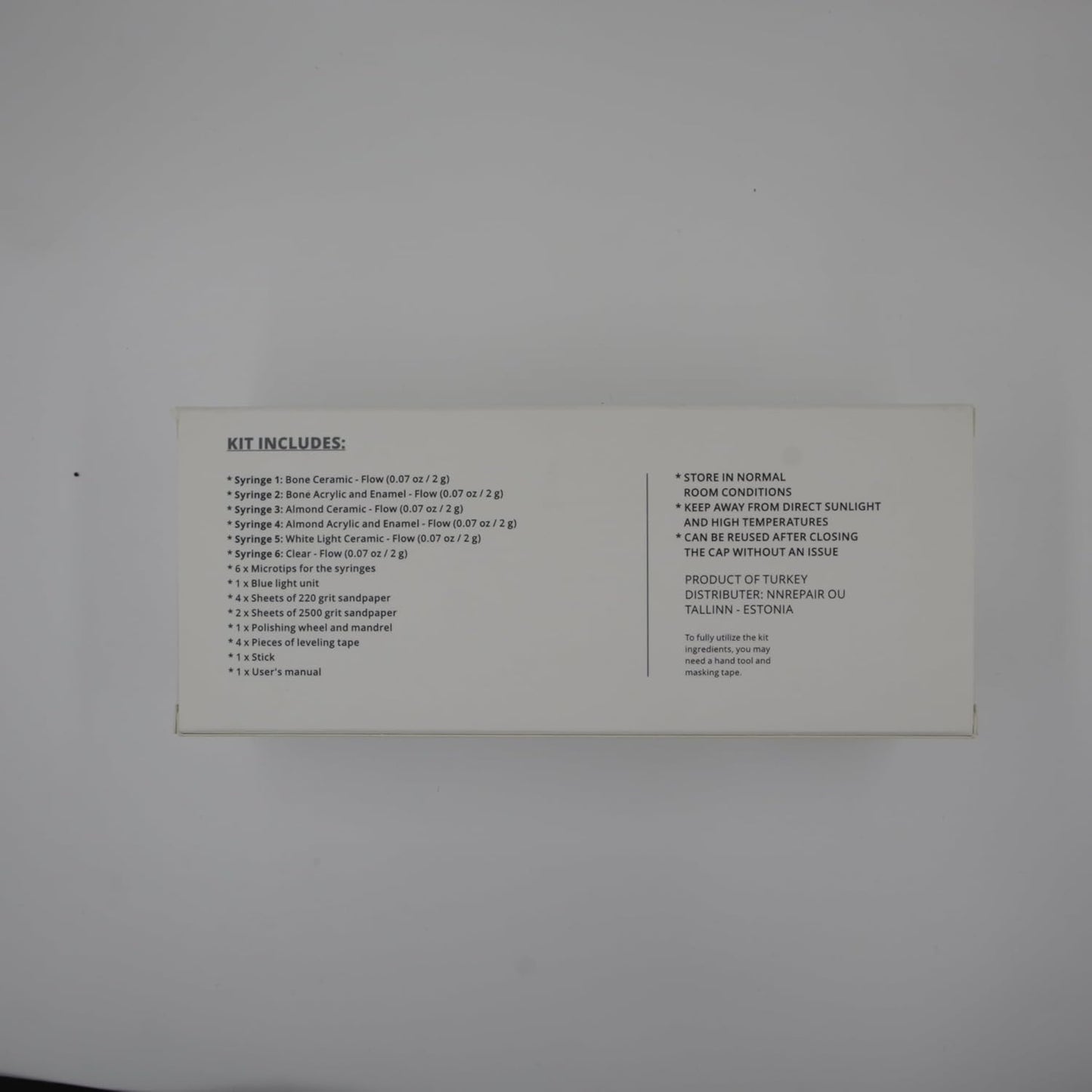 Bone & Almond Color Surface Repair Kit - Fix Chips & Defects in Minutes | Repair Tiles Bathroom Fixtures and Countertops with Ease | for Porcelain Ceramic Fiberglass Corian and Enameled Surfaces