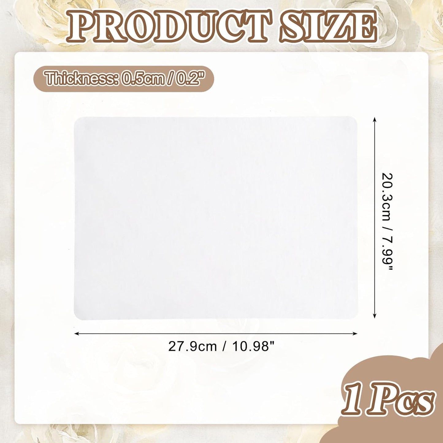 PATIKIL Linen Repair Patch, 8 x 11 Inch Self-Adhesive Linen Fabric Repair Patches for Sofa Couch Clothes Handbag Tents Car Seats Furniture, White