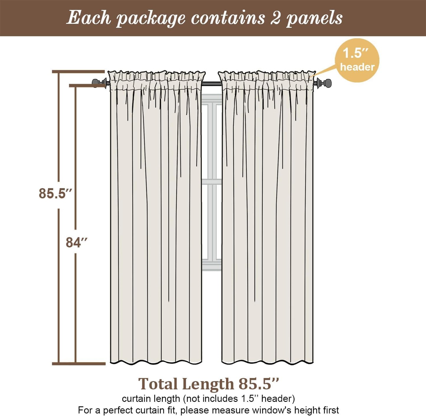 Chyhomenyc Lilac Sheer Curtains 84 Inch Length 2 Panels, Light Filtering Soft Airy Voile Rod Pocket Sheer Window Drapes for Bedroom Living Room, Each 42Wx84L Inches