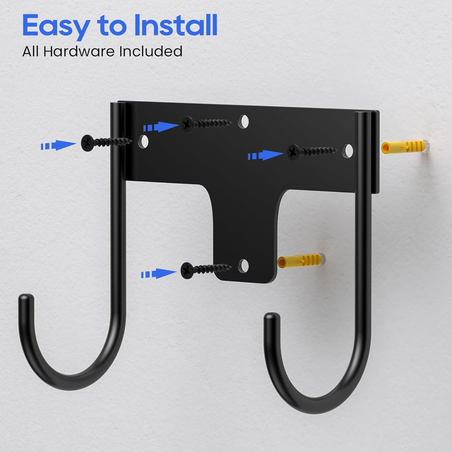 ORLESS Ironing Board Holder Wall Mount, Ironing Board Hanger, Ironing Board Holder, Iron Board Hook Wall Mount, for Laundry Rooms