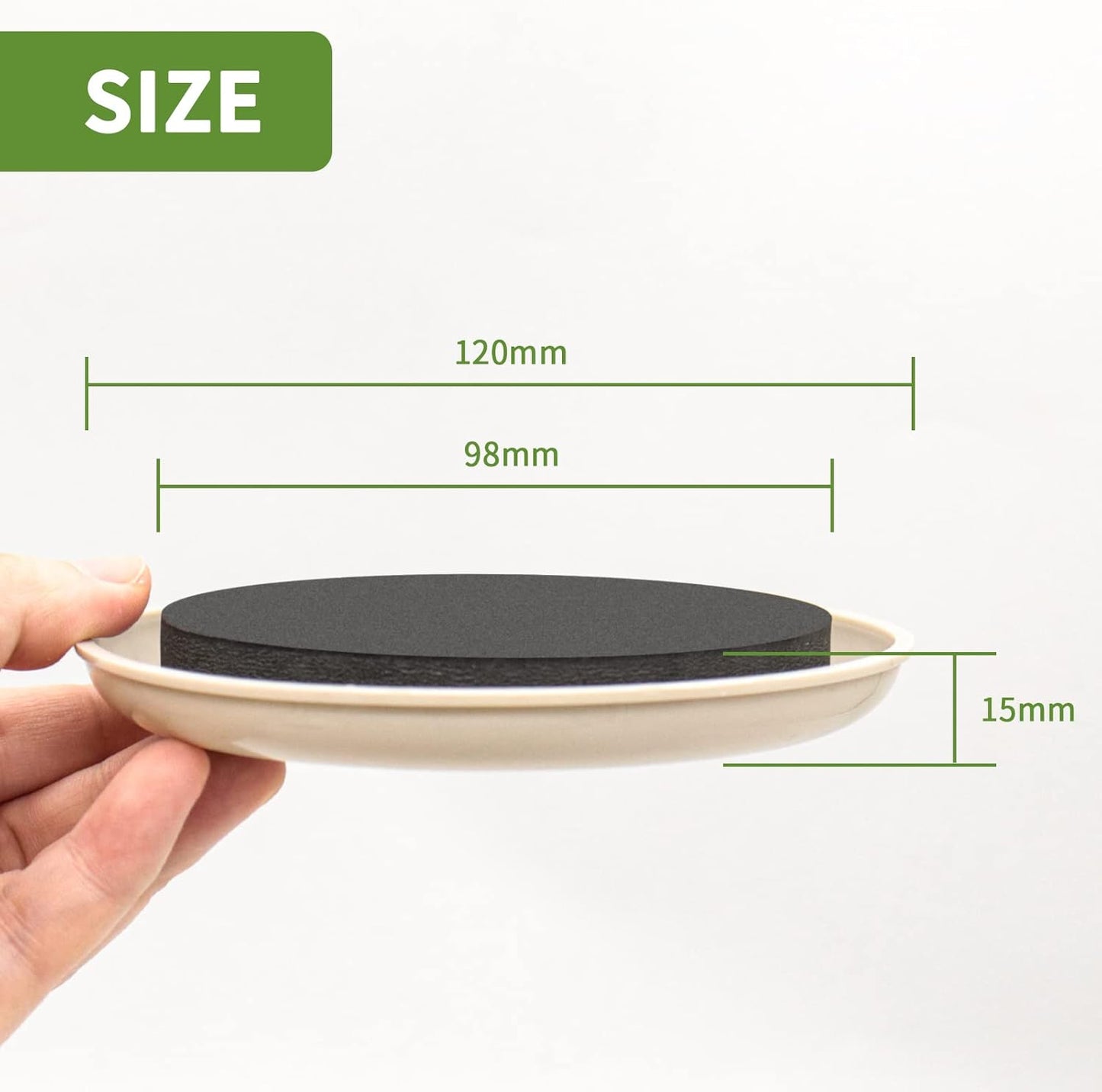 Furniture Sliders for Carpet 8 PCS - 4 3/4 inch Furniture Moving Slider Chair Legs Floors Protectors– Move Your Furniture Easy & Safely(for Carpet)