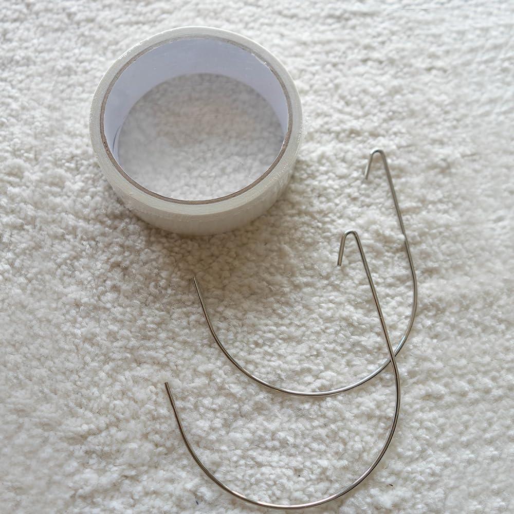 PAD 'N PROTECT Zipper Door Dust Barrier with U-Shape Zipper Door, 4' x 7.2', 4mil, Heavy Duty Dust Barrier U Zipper & Flap Hooks, Double Sided Tape, Easy Install, Yellow Zip, Ready to Use