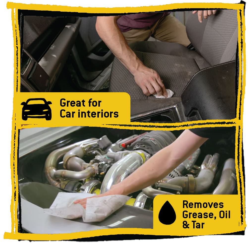 Tub O' Towels TW90 Heavy-Duty 10" x 12" Size Multi-Surface Cleaning Wipes, (10" x 12" wipes) Per Canister, Pack of 1, 90 Count Total