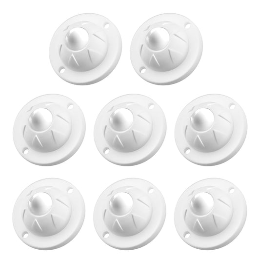 PlusRoc 8 Pack Self Adhesive Caster Wheels For Kitchen Appliance Rollers, Load Capacity 14LBS Per Wheel, Mini Swivel Wheels Sliders For Stand Mixers Air Fryers Coffee Machine