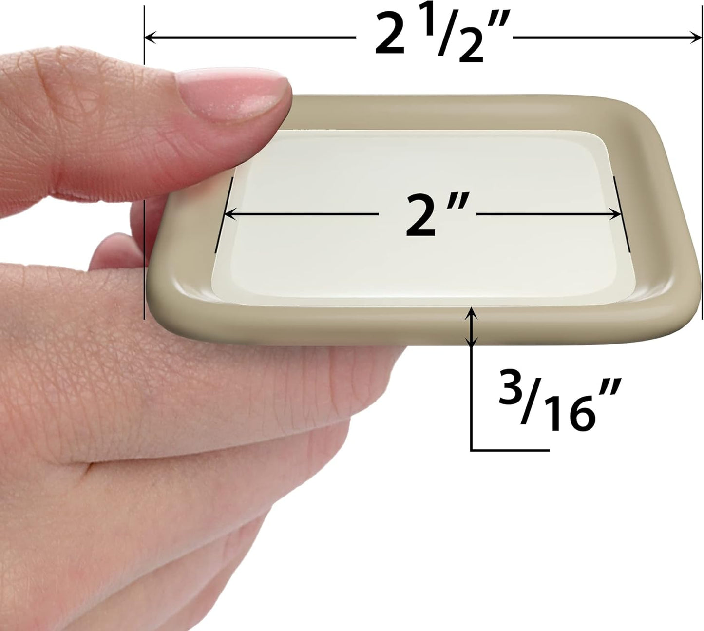 Furniture Sliders for Hardwood Floors X-Protector 12 PCS - 2” Furniture Floor Protectors – Beige Furniture Coasters – Carpeted Pads – Moving Furniture Pads Sliders!