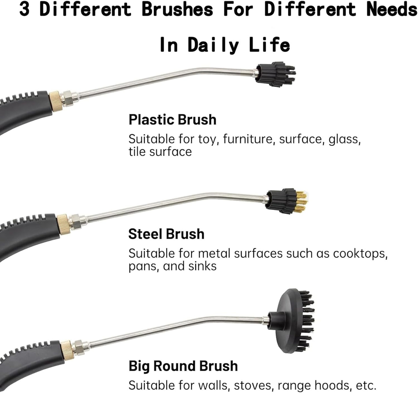 Handheld Steam Cleaner,2500W Steam Cleaner, High Pressure Steamer for Cleaning, Handheld Portable Steam Cleaners for Home, Steamer for Car,Upholstery, Kitchen, Bathroom, Grout and Tile