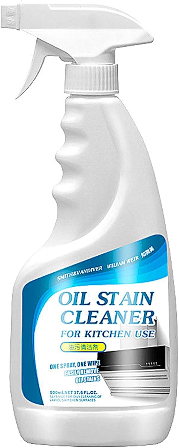 Oven cleaner Kitchen,Heavy Oil Cleaner, 2025 Upgrade Multipurpose Grease Remover, Durable Stain Cleaning Agent for Kitchen Surfaces, Portable Degreasing Spray 500ML