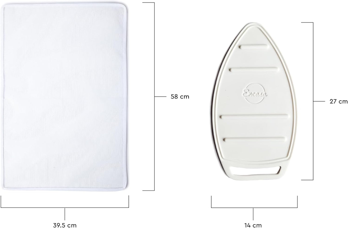 Encasa XO Ironing Board Cover and Pad 49"x18" - Free Silicone Iron Rest & Mesh Cloth - 4mm Felt, Wide Iron Board Cover with Padding - Heat Resistant, Non Slip Drawstring Wildflowers