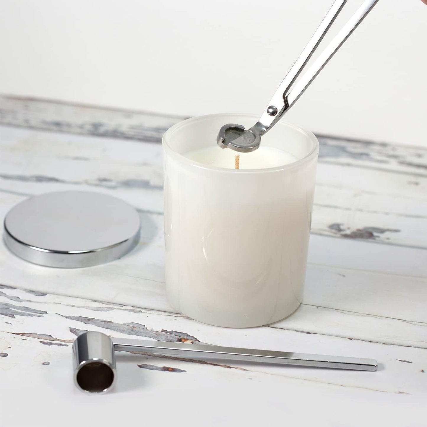 Candle Wick Trimmer and Candle Snuffer Accessory Set – Pick Your Color