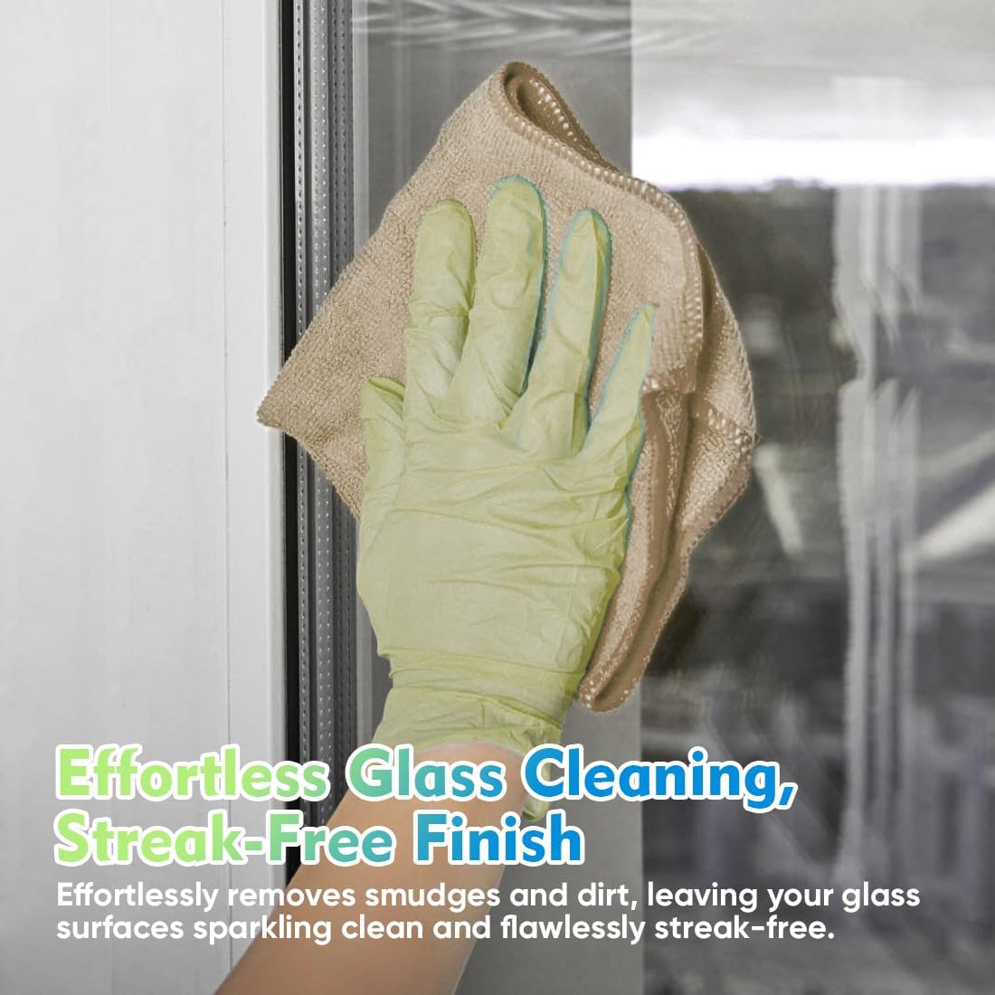 HOMEXCEL Brown Microfiber Cleaning Cloth 12 Pack, 12.5 x 12.5 inch Microfiber Towels for Cars, Ultra Absorbent Car Washing Cloth, Lint Free Streak Free Cleaning Rags for Car, Kitchen, and Window