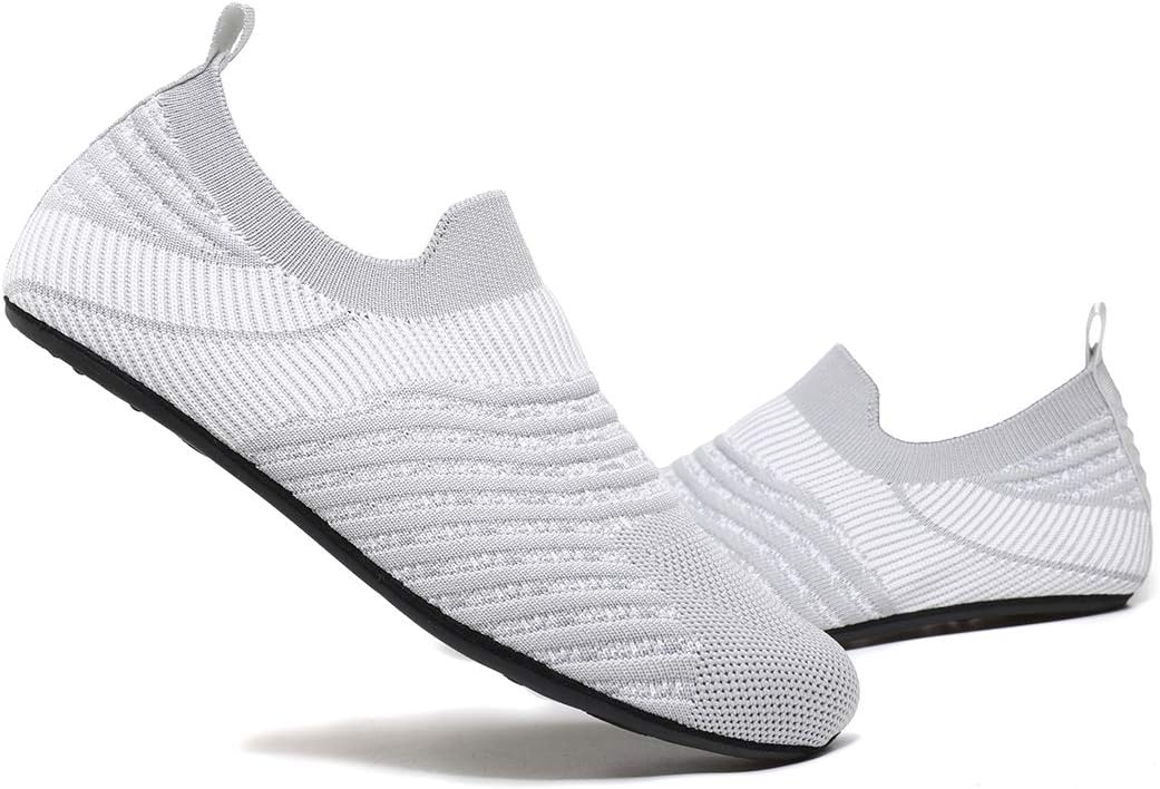 Adult Indoor House Slippers Socks Lightweight Non Slip Grip House Home Shoes for Women Men