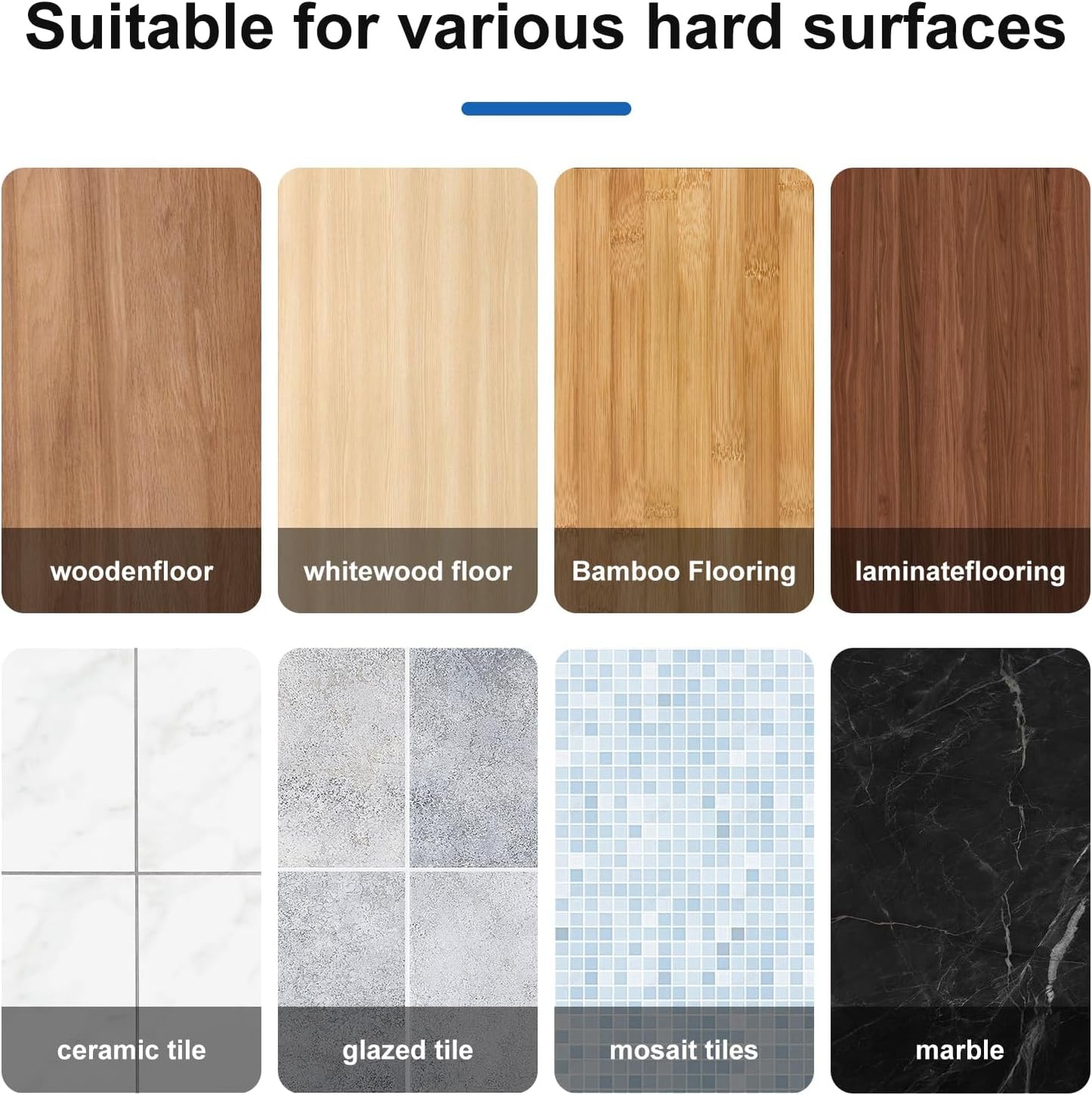 GCW Cleaning Solution Refill 500ML Blue Bottle Original Flavor Floor Cleaner Solution Compatible With Tineco iFLOOR, 3, S3, S5, S5 COMBO, S5 Pro 2, S6, S7 PRO, S7 COMBO Wet Dry Vacuum (1 bottle)