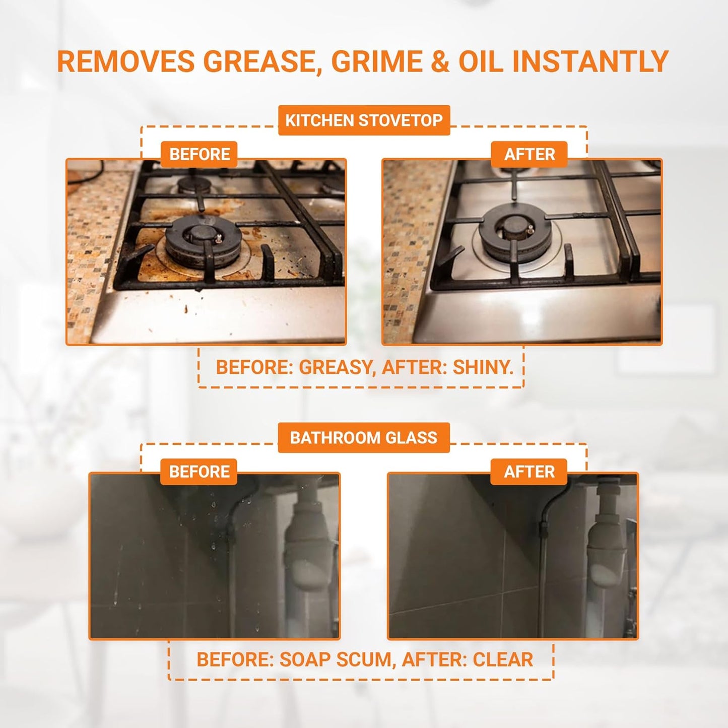 All Purpose Cleaner Concentrate - Advanage 20X The Wonder Cleaner Citrus for All Surfaces Around Bathroom, Kitchen, Oil and Grease | Multi Purpose Cleaner for Household Cleaning Solution | 32 Fl Oz