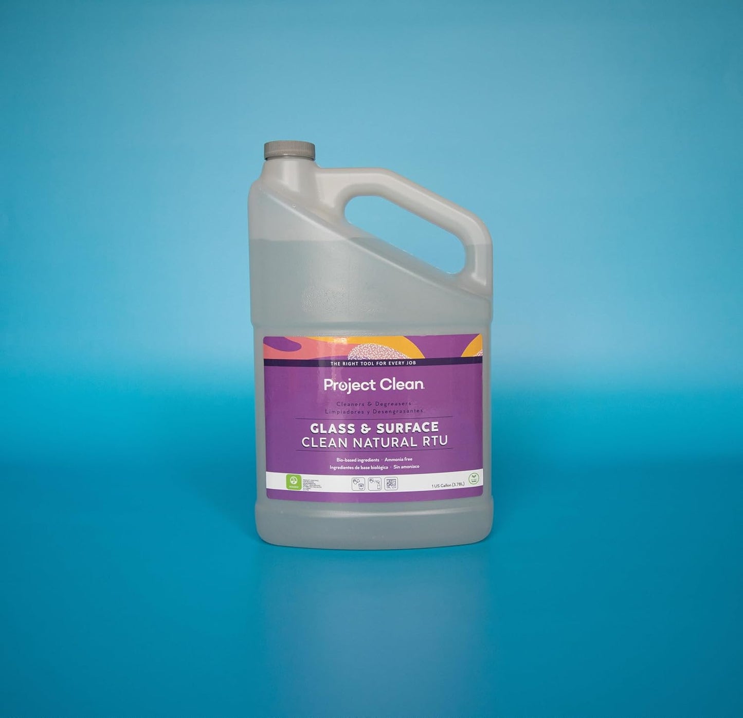 Commercial Industrial Glass & Surface Clean, Non-Toxic Biodegradable Multi-Surface Cleaner Solution, ECOLOGO Certified (4)