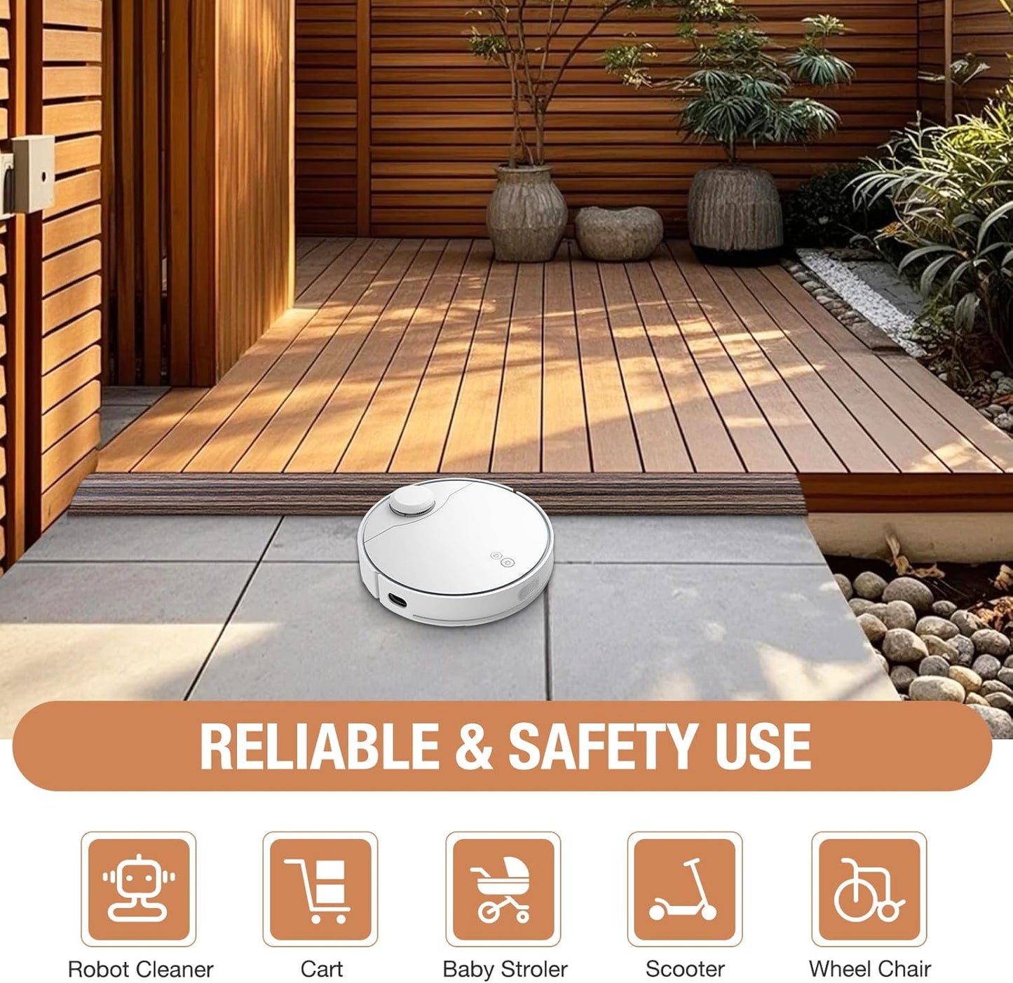 Floor Transition Strip Self Adhesive Vinyl Door Threshold for Doorways Carpet Edging Trim Overlap Edge Reducer for Laminate Floor, Carpet, Tile (Smoked Brown Wood Grain, 3/5" to 4/5", 10Ft)