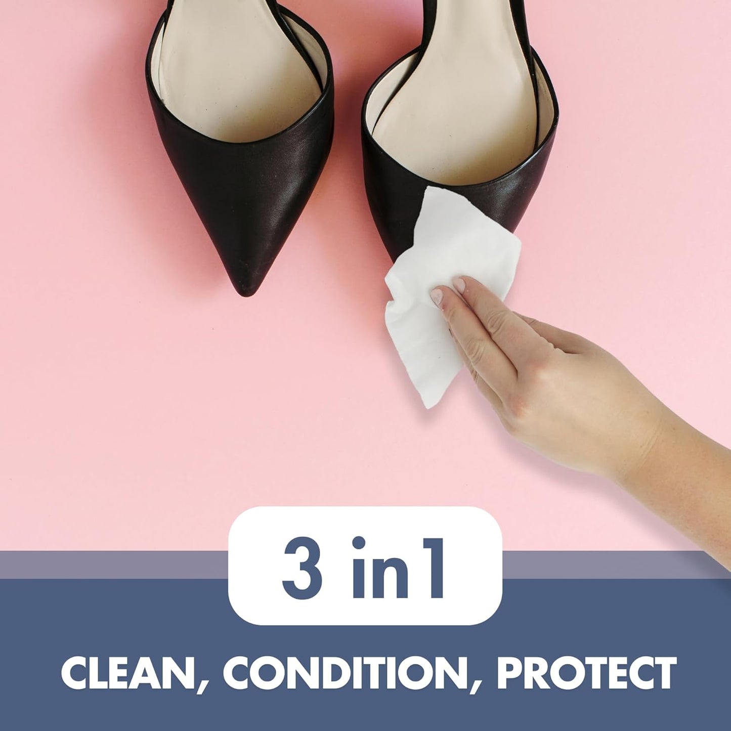 Swanky Shoe Cleaner Wipes - Leather and Sneaker Cleaner, Removes Dirt, Grime and Stains, Quick & Easy Shoe Sole and Boot Cleaning Wipes, Essential Shoe Cleaning Supplies - Canister, 600 Count