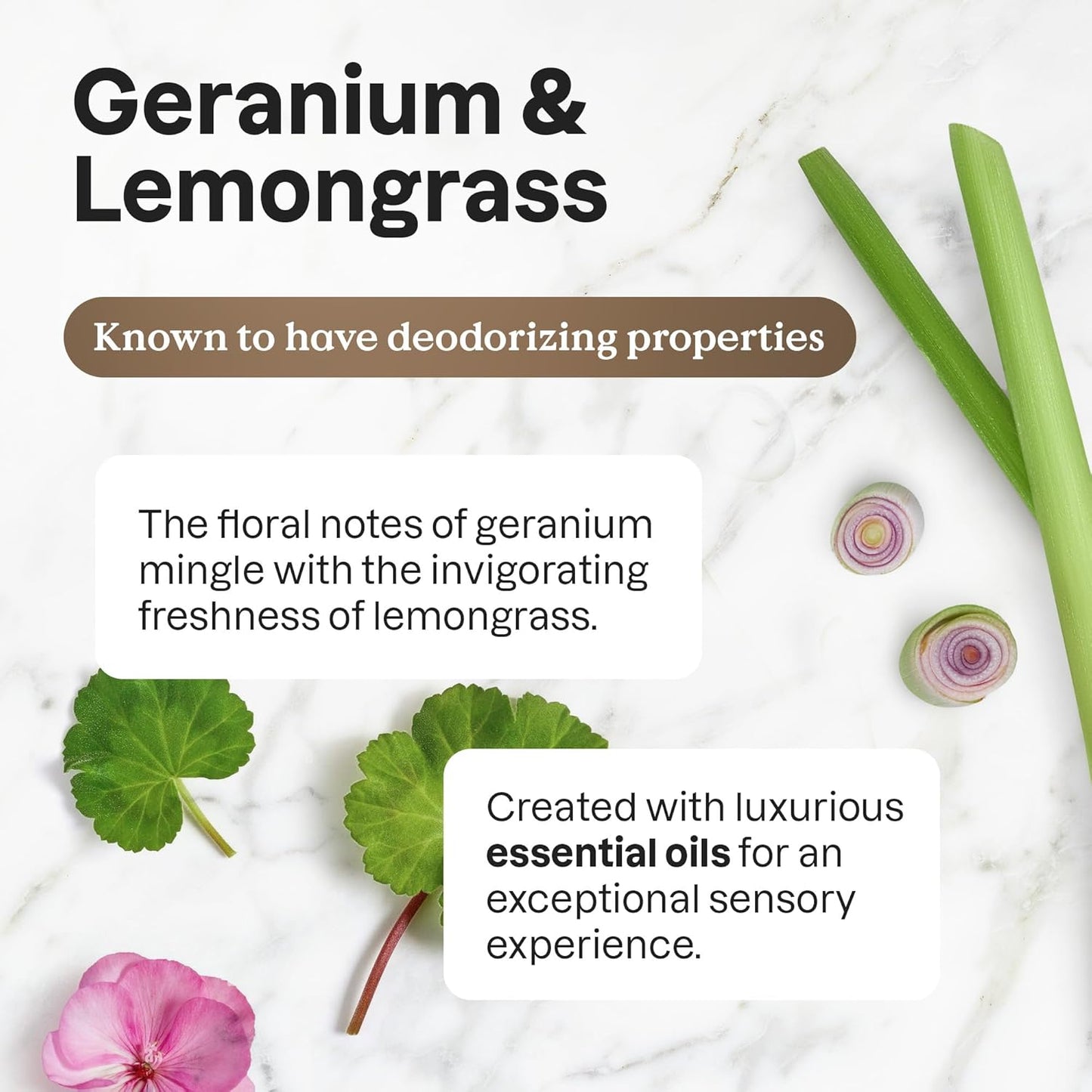 ATTITUDE All-Purpose Cleaner Spray, Natural Origin Ingredients, EWG Verified, Ammonia-Free, Removes Fingerprints, Dust and Dirt, Streak-Less, Geranium & Lemongrass, 26 Fl Oz