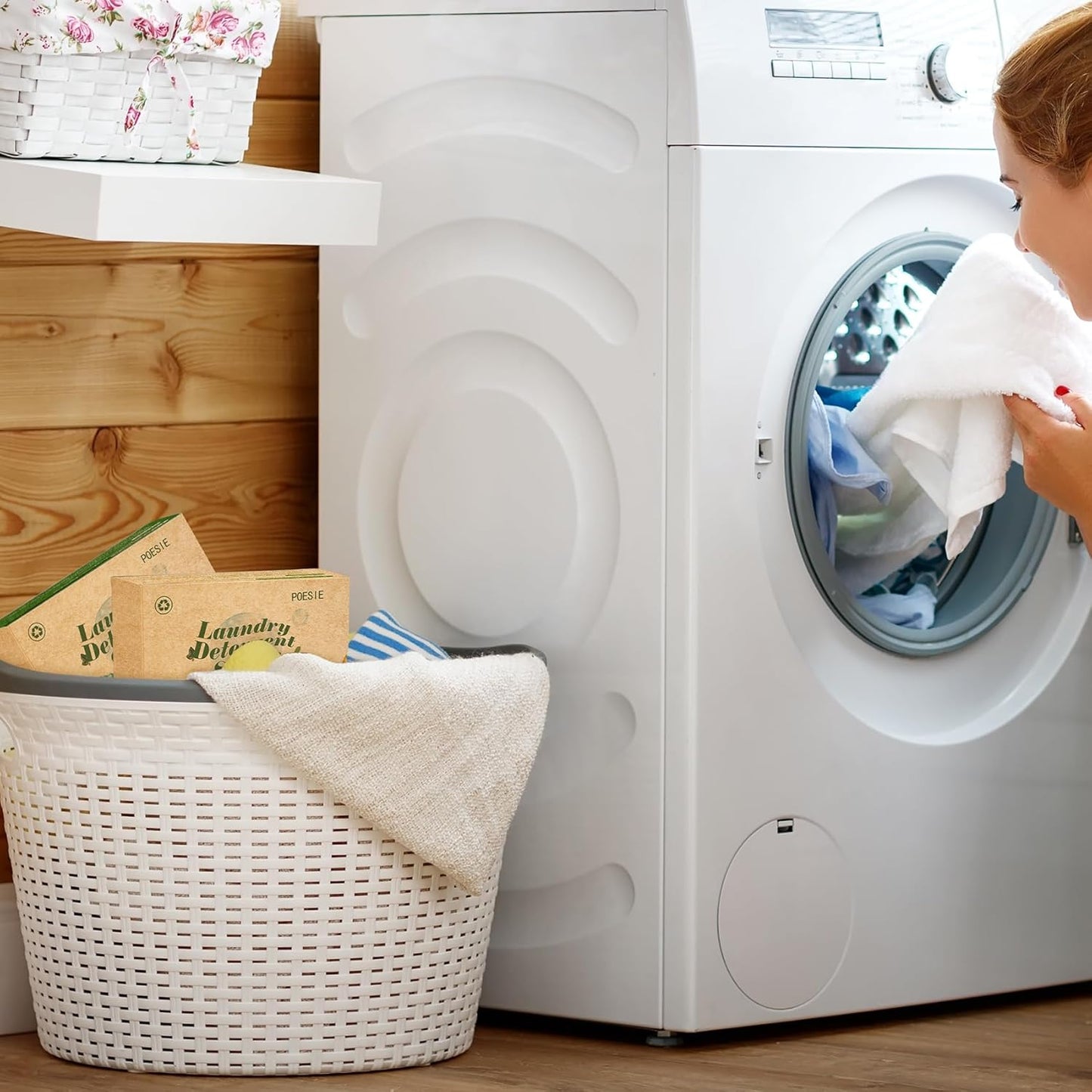 Poesie Laundry Detergent Sheets 3 Pack 480 Count 240 Loads Laundry Detergent for Travel Home Save Space Portable Laundry Strips Hypoallergenic Concentrated Soap Sheets Washing HE Fragrance Free