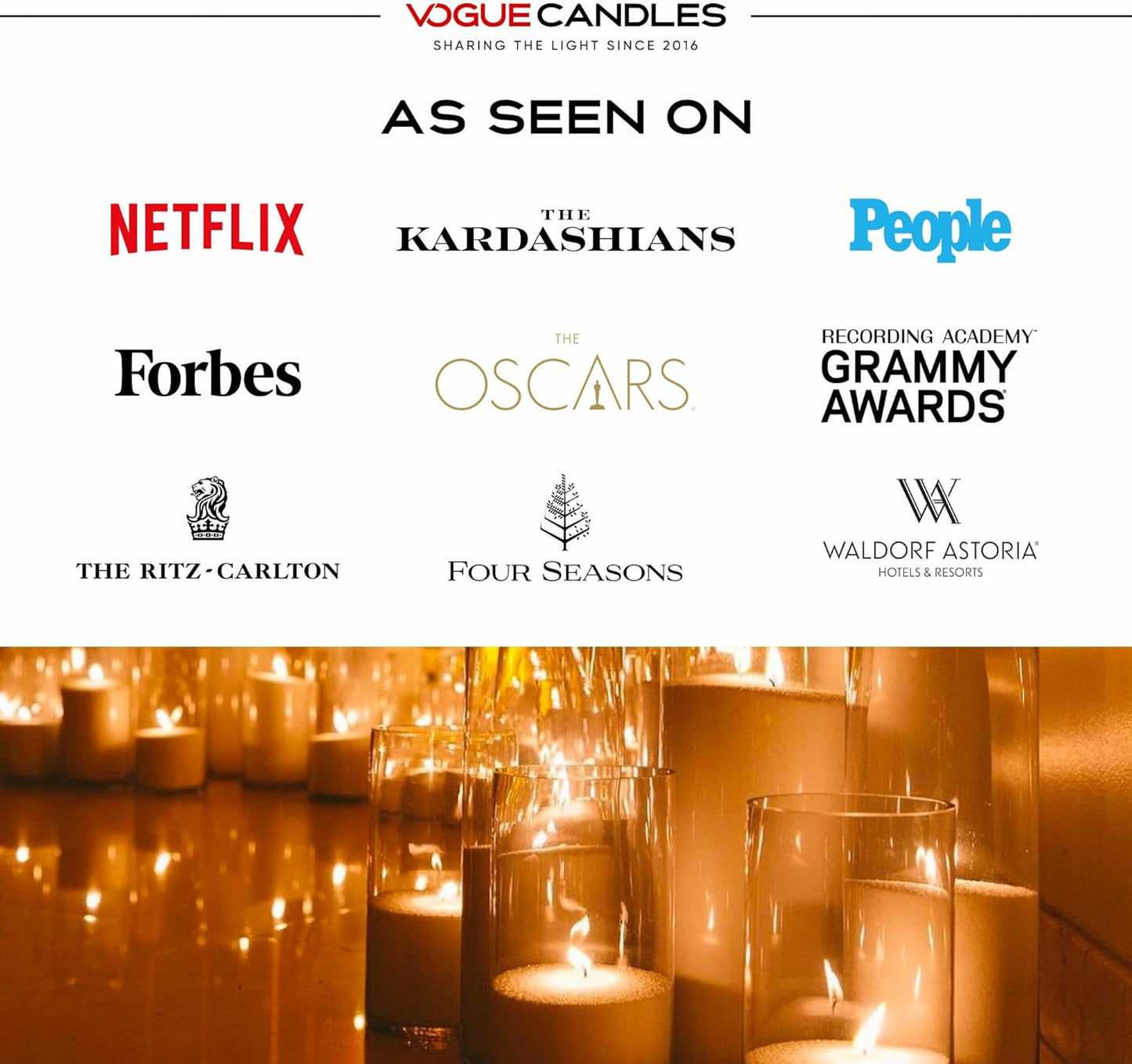 Vogue Candles 1LB Candle Sand with 15 Wicks | Plant-Based Refillable Wax Granules for DIY Candle Making | Clean Burning, Unscented, Smoke-Free, Vegan Candle Refill Kit- Black