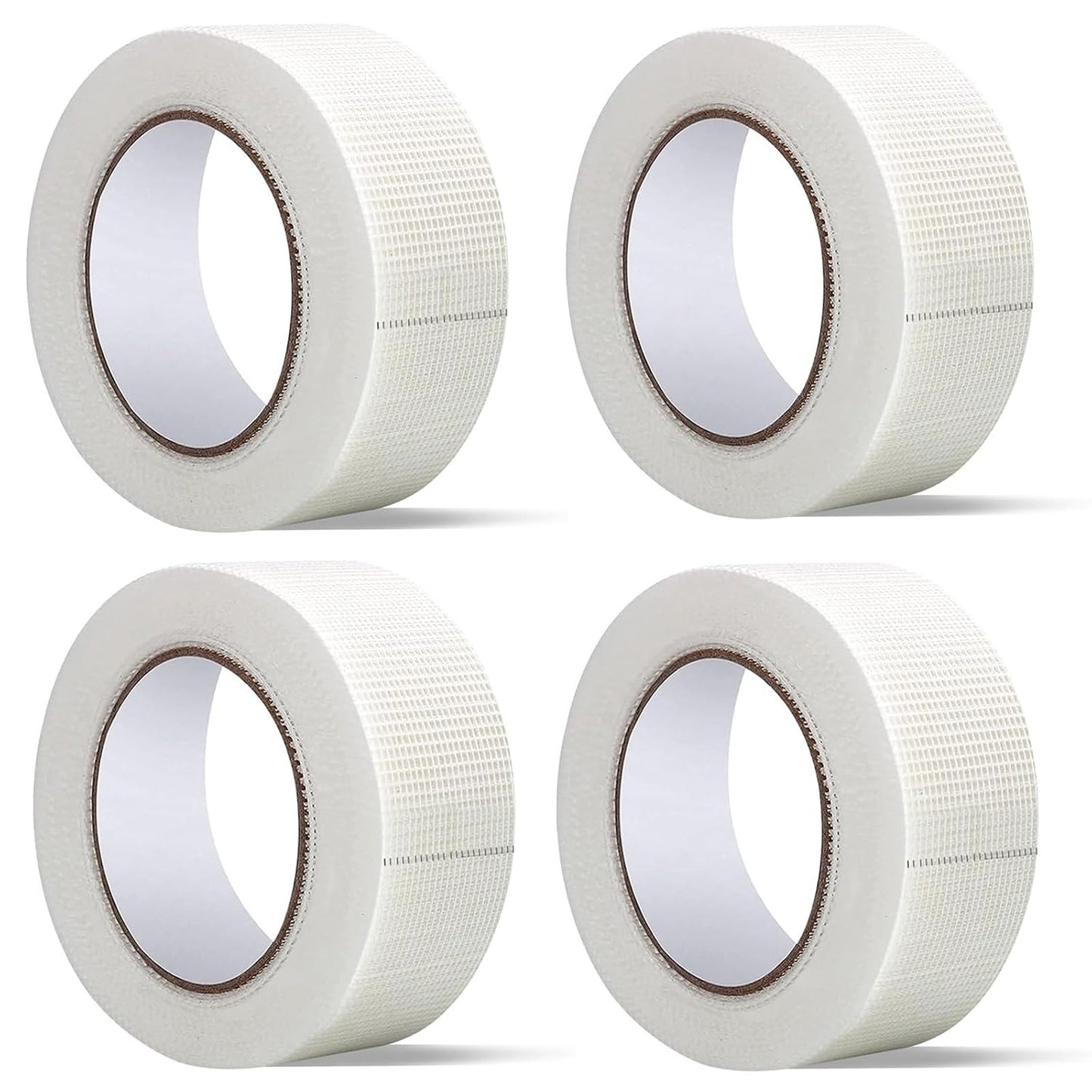 Drywall Joint Tape, 2" x 400 Feet Self-Adhesive Fiberglass Drywall Repair Mesh Tape for Wall Cracks and Seam Patch, 4 Rolls