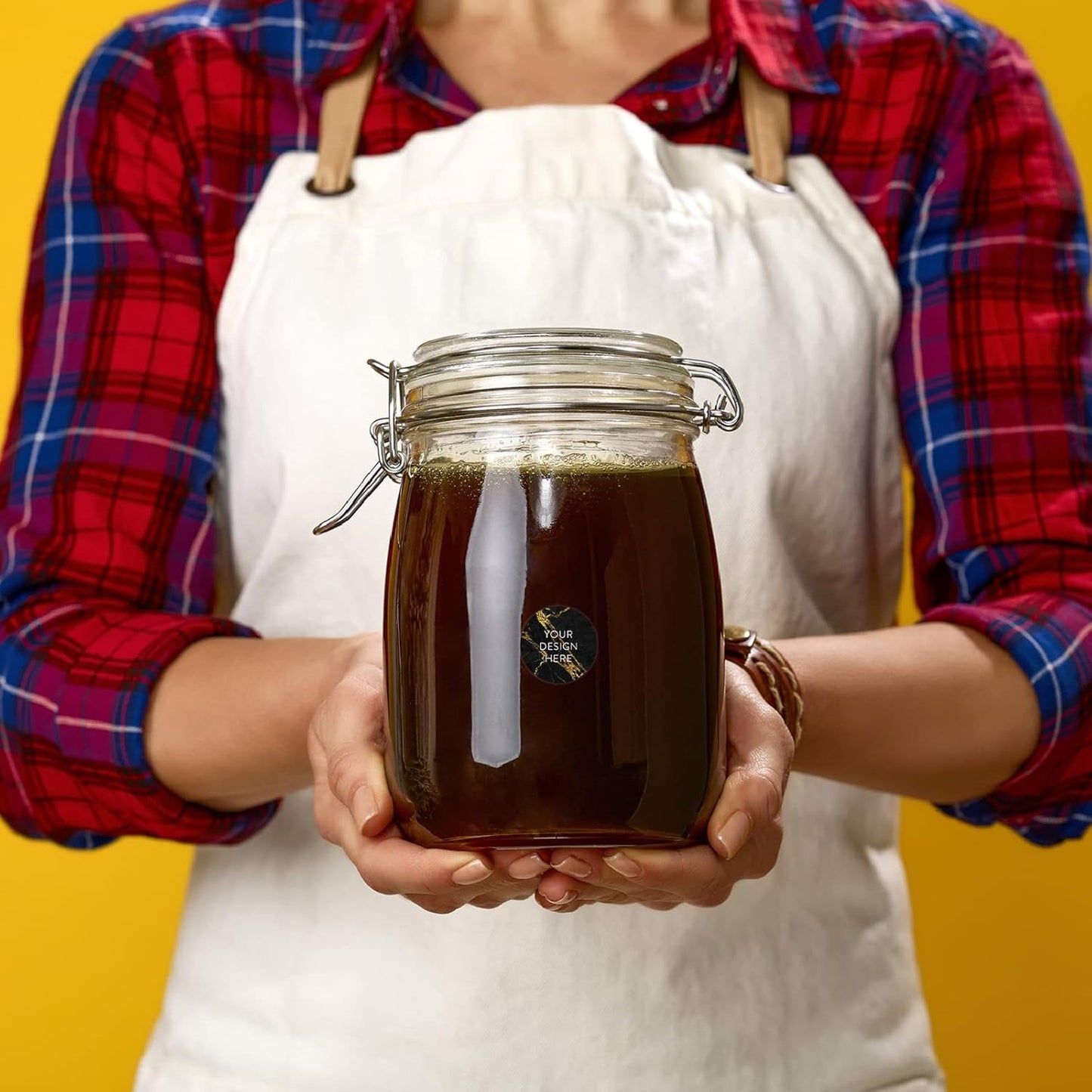 100 Custom Vinyl Stickers - Upload Your own Image, Text, Design, Logo - Personalized Logo Labels for Handmade, Packaging, Bottle, Jars, Candle, Brand Stickers (Black Gold Marble, 1x1)