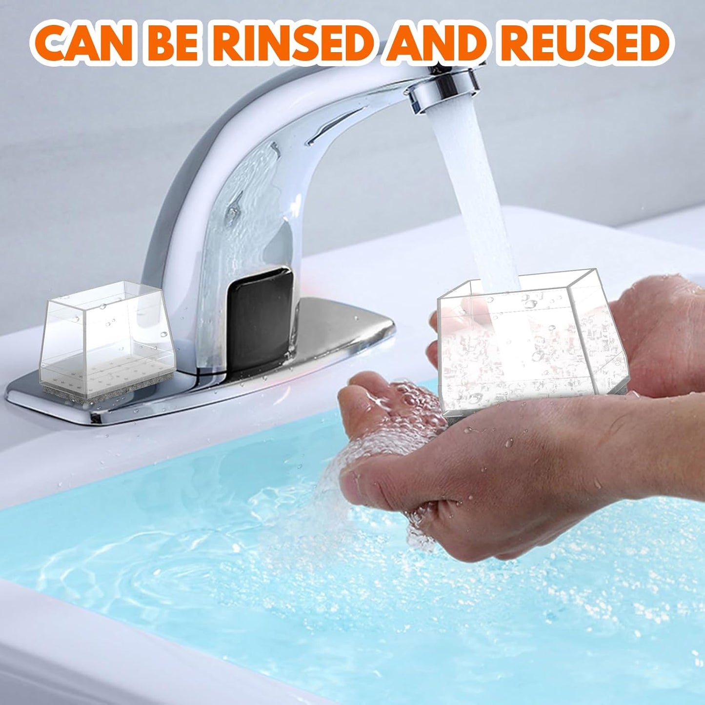 Rectangle Chair Leg Protectors for Hardwood Floors,16 PCS Silicone Covers to Protect Wood Tile Floors Felt Pads Furniture Leg Caps Reduce Noise. Easy to Move.(Clear,0.6 x 1.2 Inch,Rectangle)