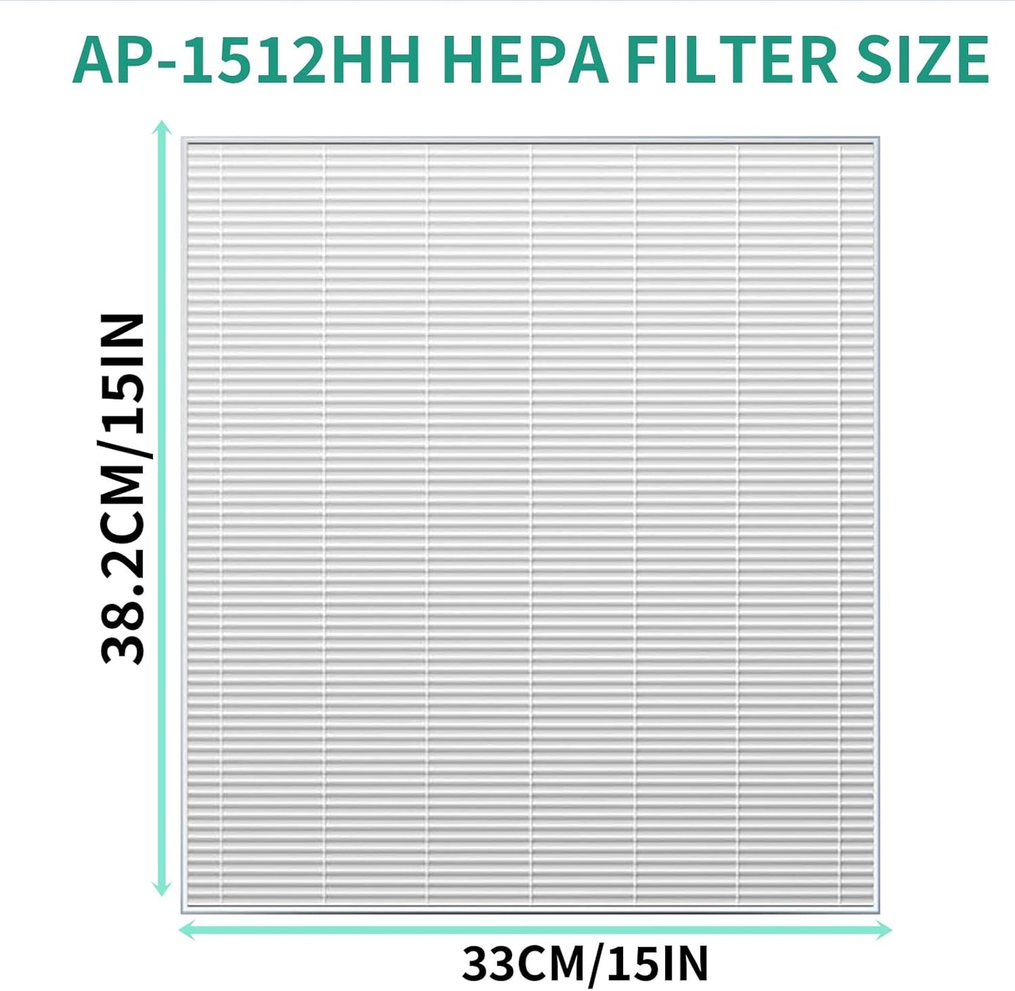 AP-1512HH Replacement Filter for Coway AP-1512HH and Airmega 200M Air Purifier,2 True HEPA and 4 Carbon Filter Replacement,Compared to Part # 3304899