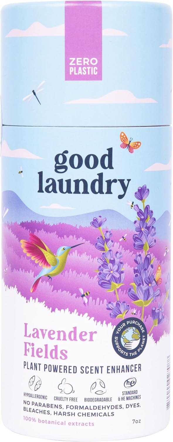 Good Laundry Scent Booster Beads - Lavender Fabric Softener Bead – Eco-Friendly Laundry Bead Scent Booster for Long-Lasting Freshness, Scent Beads for Laundry - 7oz - USA Based