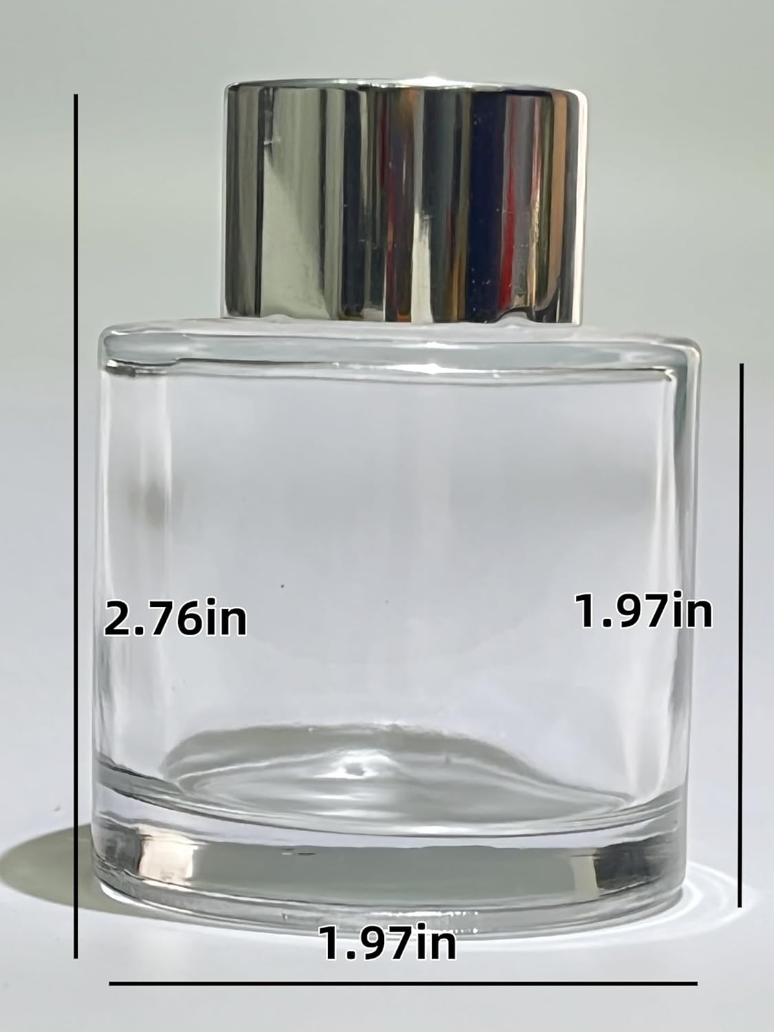 5 Pcs Reed Diffuser Bottle，50ml（1.7oz） Suitable for Household use，Reed Diffuser Base for Permanent Diffusion of Essential Oil or Spray,Cute Small Bottle Suitable for Small Spaces