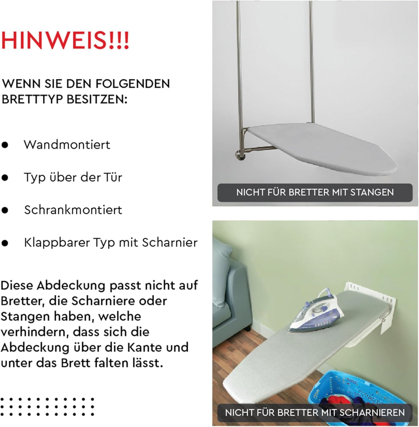 Encasa XO Ironing Board Cover and Pad 28"x12" - Thick 2mm Foam Padding, Drawstring Tightening & Lock, Heat Reflective, Scorch & Stain Resistant, Mini Ironing Board - Silver Premium