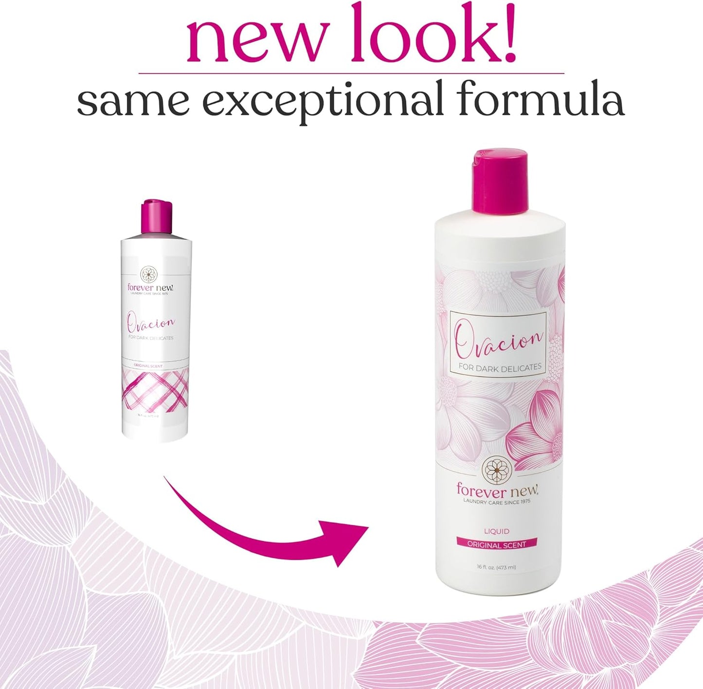 Ovacion by FOREVER NEW (2 pk) Liquid Laundry Detergent - Natural Fabric Care Wash - Scented, 16 Fl Oz Each