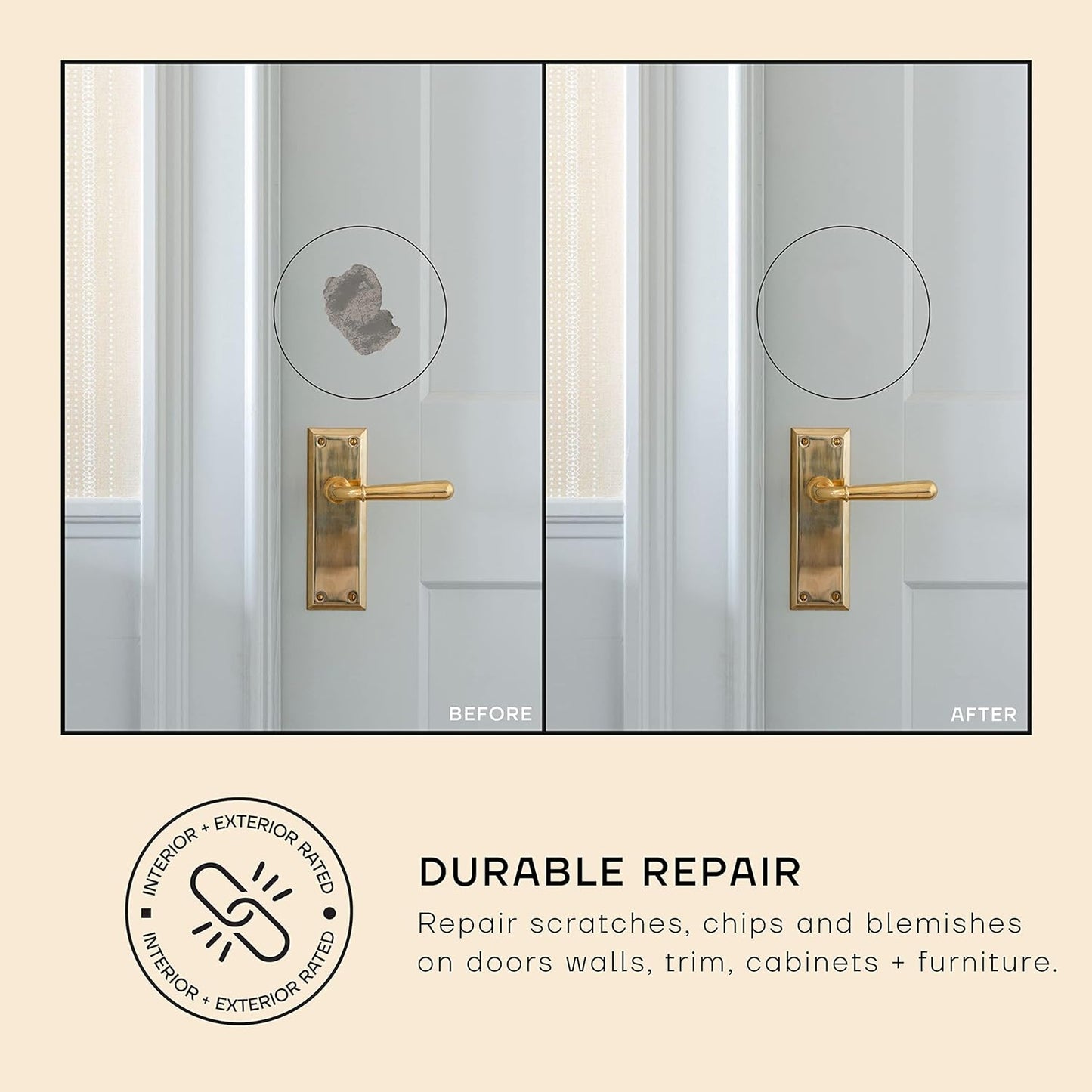 soto White Paint Touch Up, Multi-Surface, Matte Finish (No. 02 Oxman White) — 10 Milliliters of Scratch Repair for Furniture, Walls, Cabinets, Trim, Doors, Indoor/Outdoor