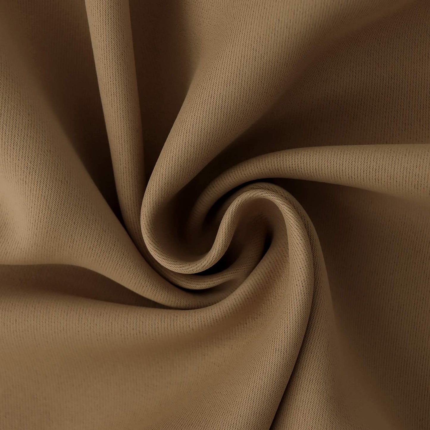 BGment Taupe Blackout Curtains 63 Inches Length 2 Panels - Tan Thermal Insulated Drapes with Rod Pocket Room Darkening Privacy for Living Room Bedroom, 42 x 63 Inch