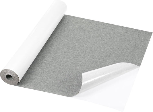 Repair Patches Repair Tape Self-Adhesive DIY Repair Patch Linen Gear Patch for Sofa, Furniture, Chair, Clothing,Tents,17x158 Inch,Grey