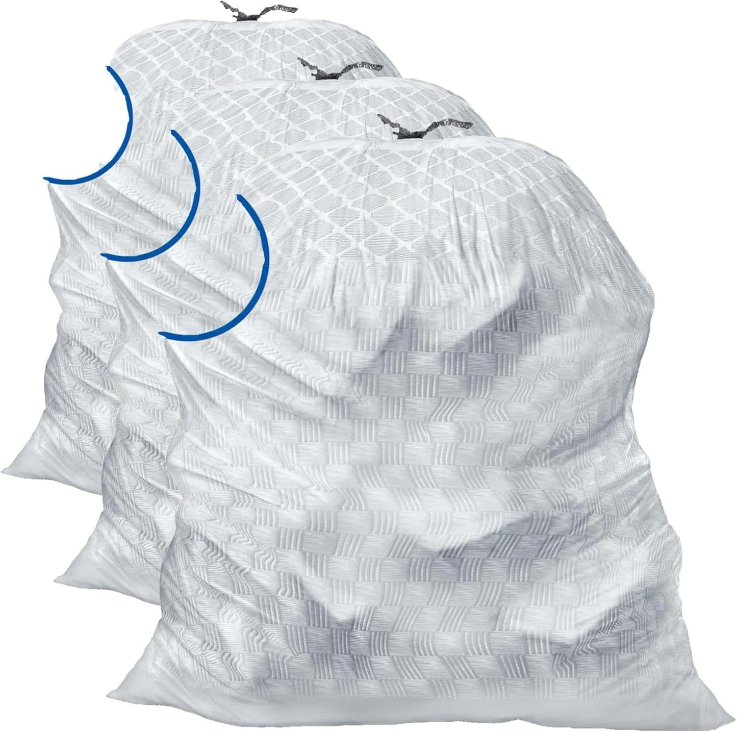 Glad Trash Bags, ForceFlex Tall Kitchen Drawstring Garbage Bags, 13 Gal, Fragrance Free, 80 Ct, Package May Vary| (Pack of 3)