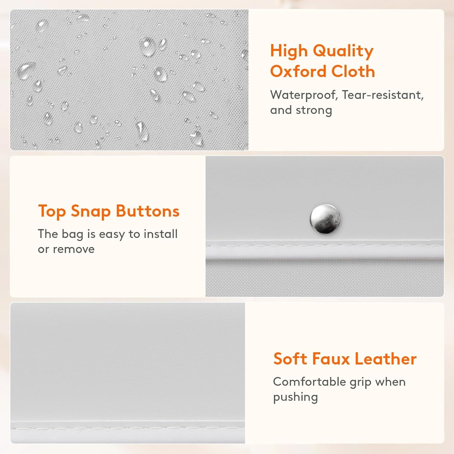 Lifewit 165L Laundry Basket with Wheels, Large Heavy Duty Commercial Rolling Laundry Hamper with Handles, Tall Steel Frame Laundry Cart for Laundry Room Bedroom Hotel Home Dorm, Sliver Gray