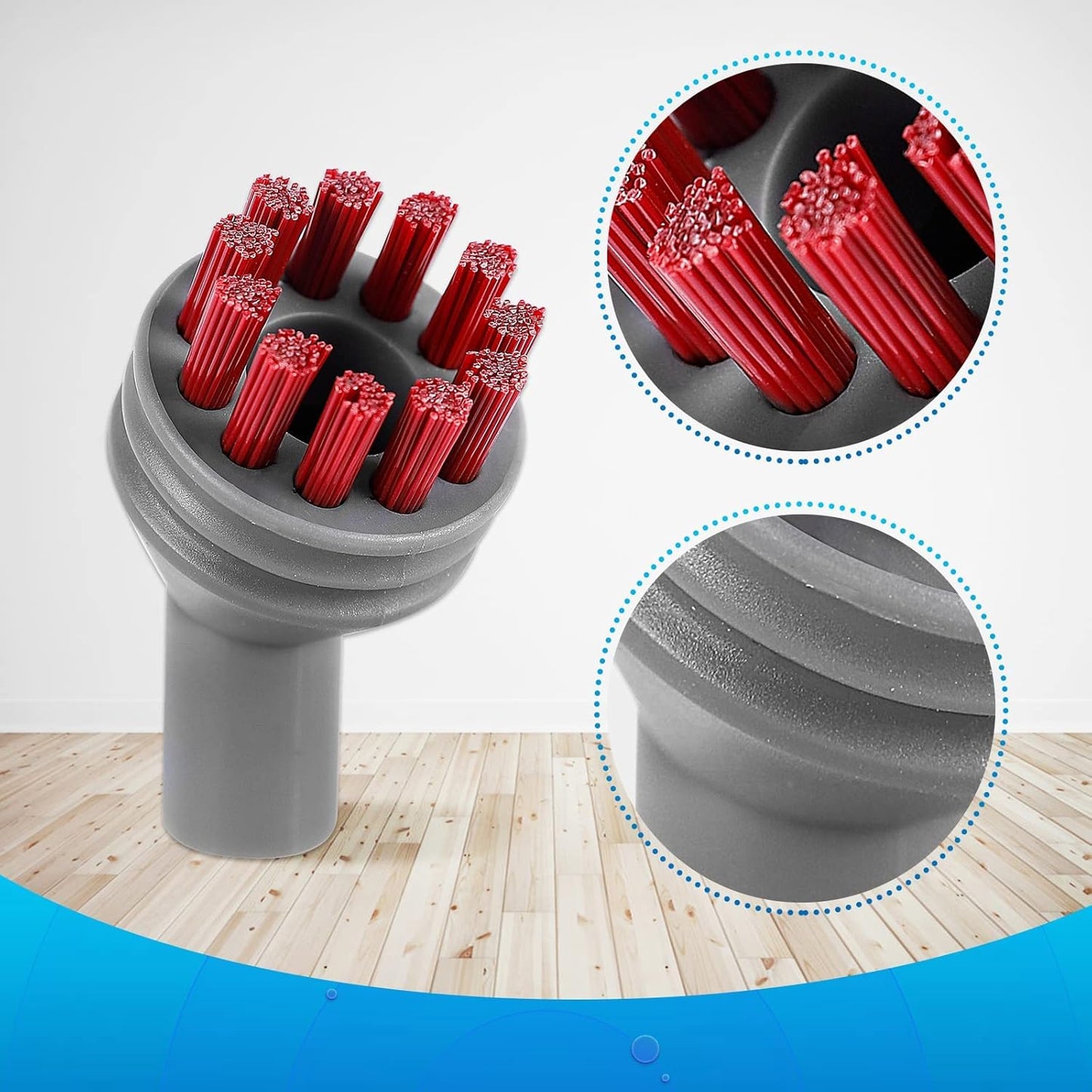 KEEPOW Steam Shot Attachments Compatible with Bissell SteamShot Hard Surface Steam Cleaner 39N7V 39N7A 2994B, Replacement Parts Accessories (8 Pack)