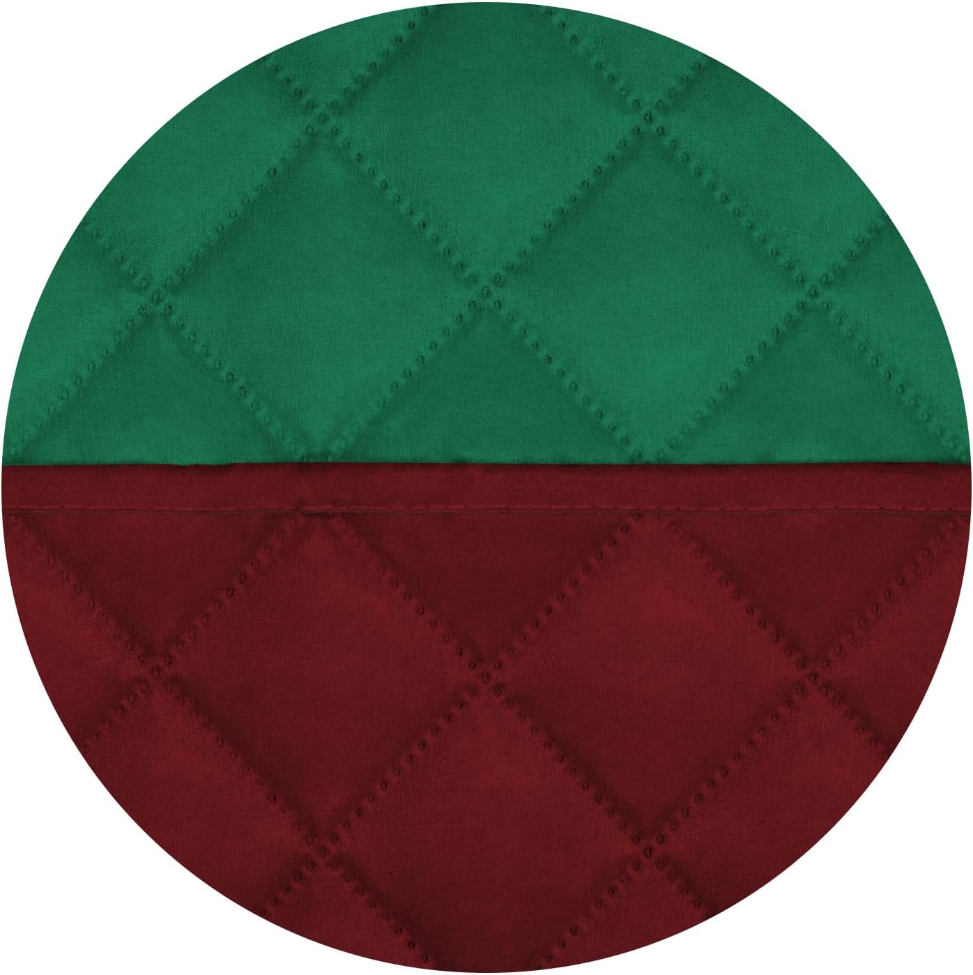 PureFit Reversible Quilted Sofa Cover, Water Resistant Slipcover Furniture Protector, Washable Couch Cover with Non Slip and Elastic Straps for Kids, Dogs, Pets (Loveseat, Green/Red)